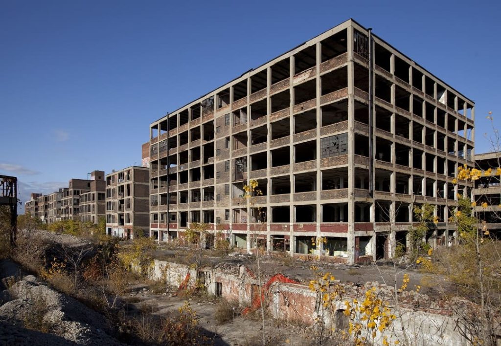 Detroit Packard Plant abandoned factory ruins