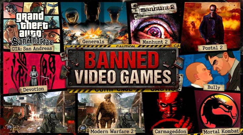banned video games most controversial history