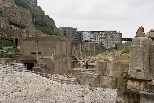 Hashima Island Gunkanjima abandoned battleship island Japan